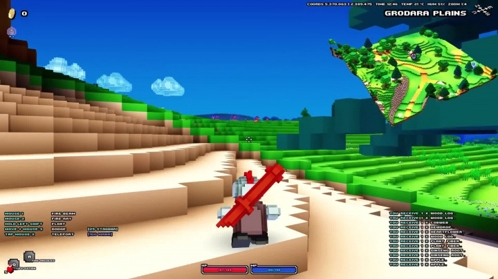 Cube World: 16 Minutes of Mage Gameplay