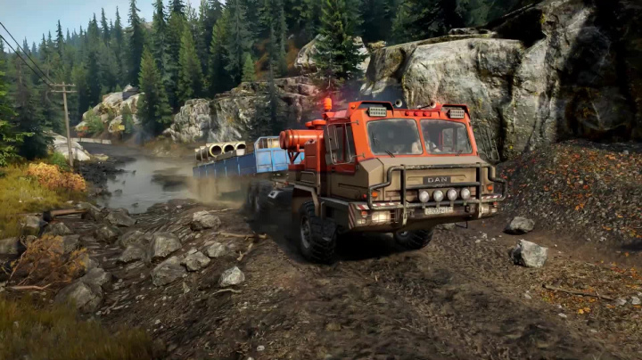 SnowRunner - Přívěsy a náklady