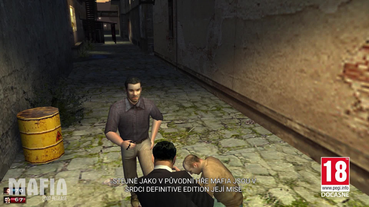 Mafia: Definitive Edition - 15 minut záběrů z hraní (české titulky)