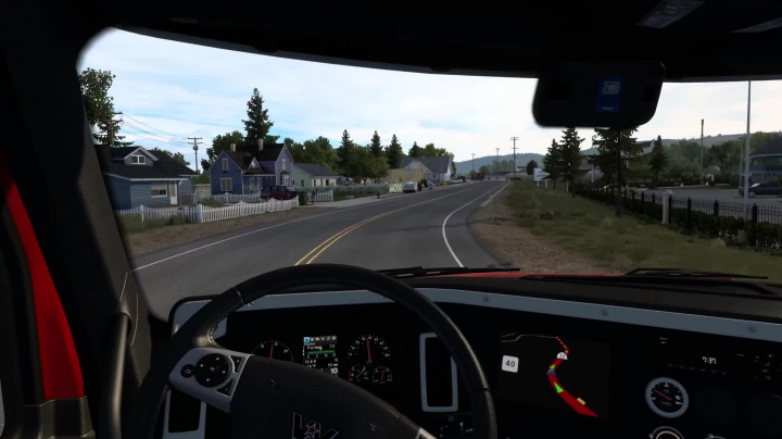 Podívejte se na 20 minut jízdy Wyomingem v American Truck Simulatoru