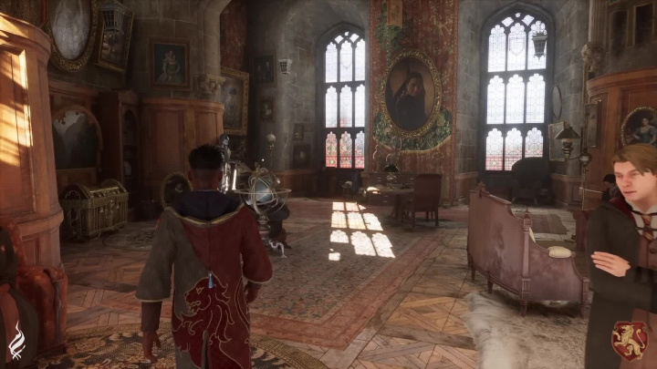 Hogwarts Legacy - Nebelvírská společenská místnost