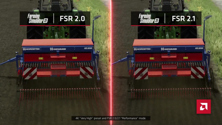 Farming Simulator 22 | 4K AMD FSR 2.1 Comparison