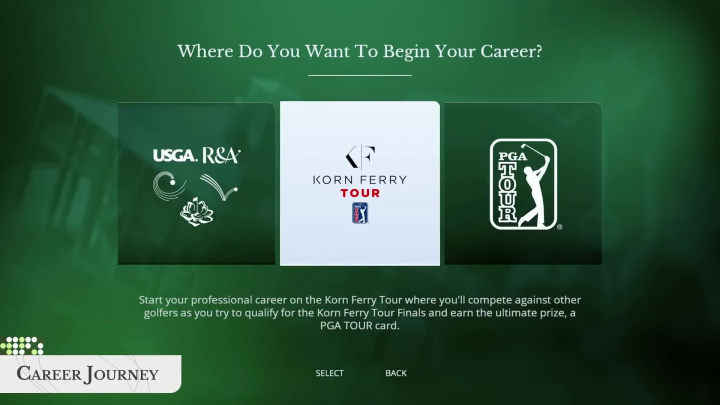 EA SPORTS PGA TOUR upoutávka k módu kariéry