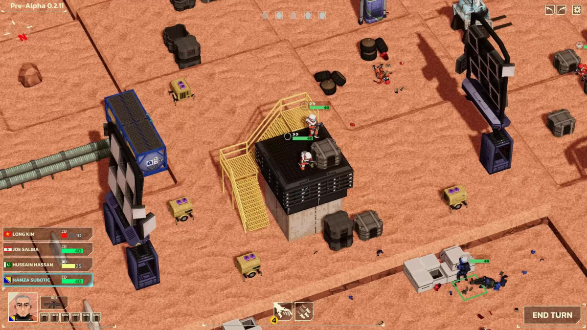 Skupinová tahovka Mars Tactics se chlubí zničitelným prostředím