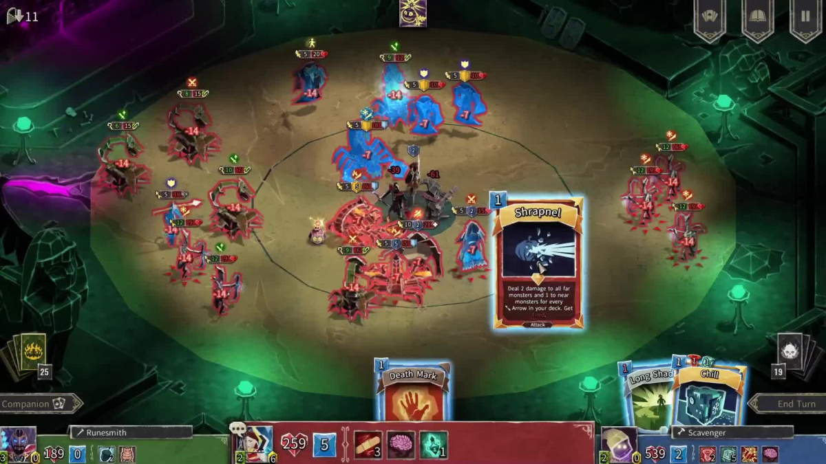 Vychází slibná karetní roguelite strategie Hellcard