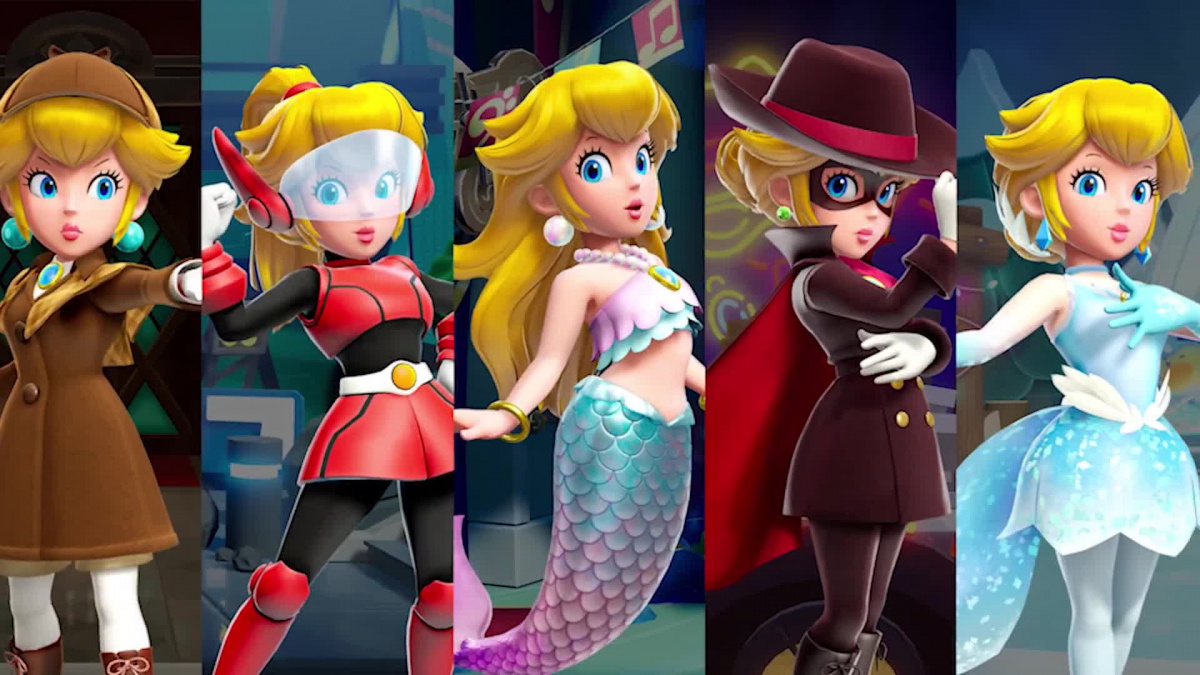 Krasobruslařka, zlodějka i mořská panna. Nový trailer na Princess Peach: Showtime! slibuje kopec zábavy