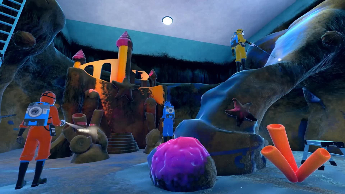 I ponorky občas potřebují umýt. PowerWash Simulator k výročí rozdává dvě mapy zdarma